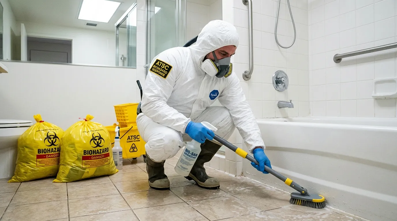 Decontamination equipment deployed for Blood Cleanup in Airmont